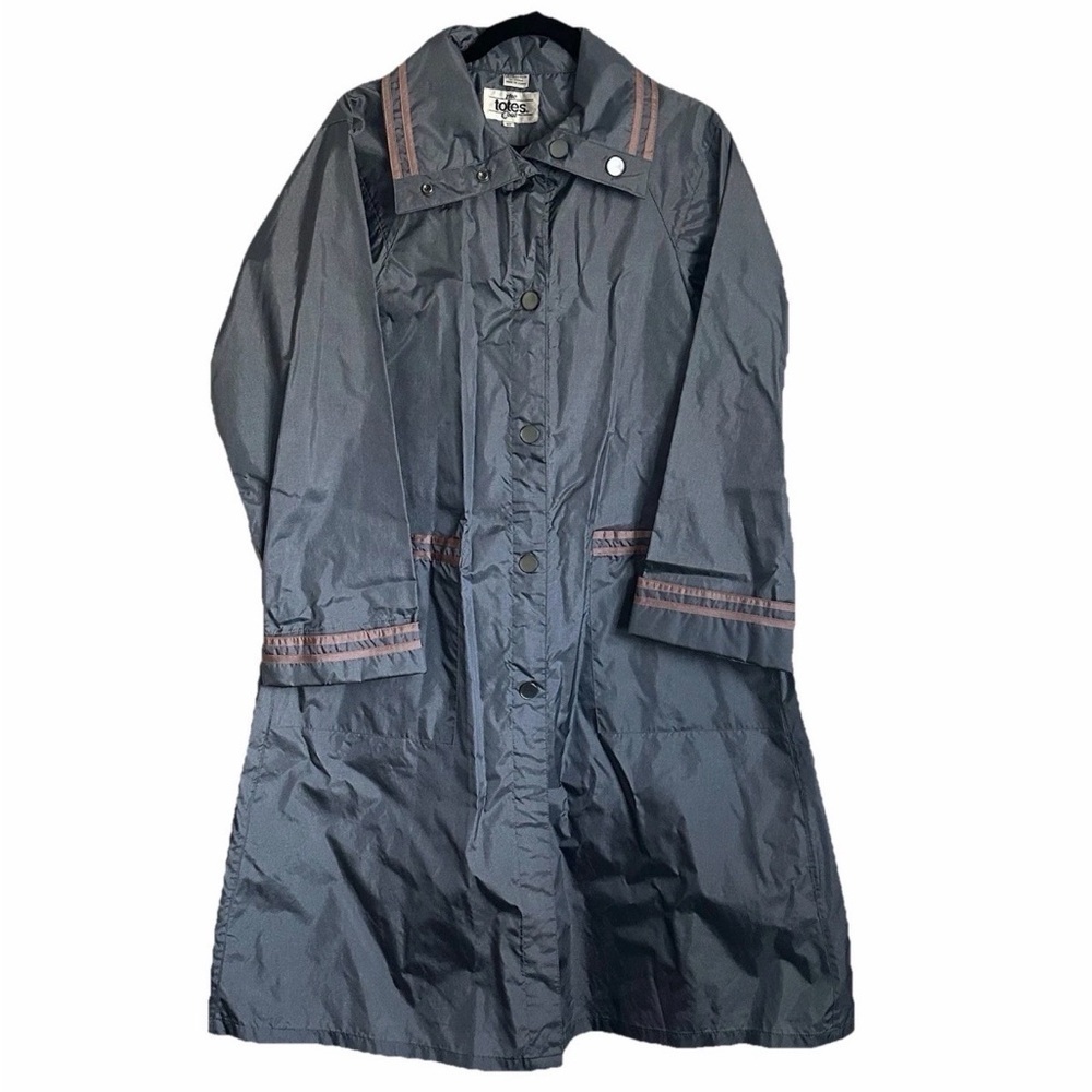 The Totes Coat Vintage Rain Trench Sz 6P Lightweight Outdoors 80s Retro Travel